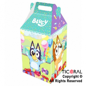 BLUEY CAJA SORPRESA CON GLITTER x 6